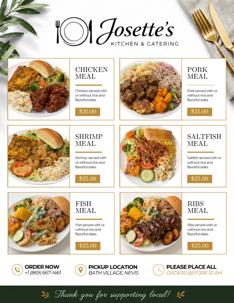 Josette's Kitchen & Catering, a restaurant in Nevis