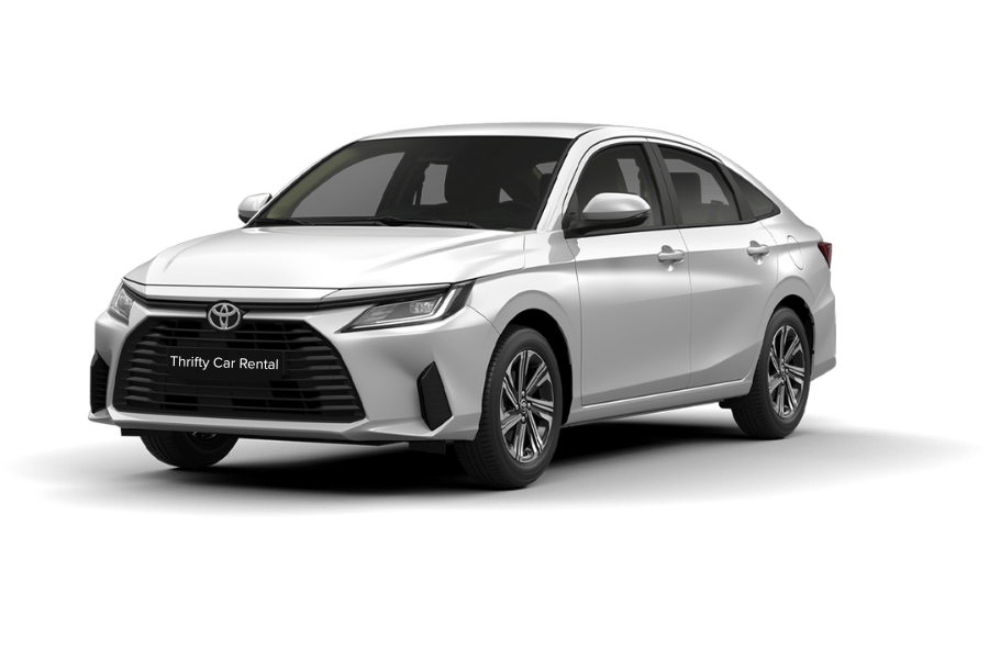 Toyota Yaris car rental in St. Kitts and Nevis